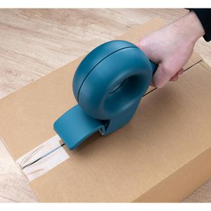 Produktbild für Packbandabroller Helit H6380034 the bagel, blau