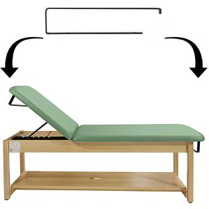 Produktbild für Behandlungsliege Teqler T146711, aus Holz, lindgrün