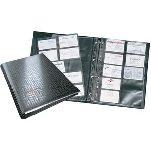 Visitenkartenmappe Durable 240901 Visifix Centium, schwarz, A4