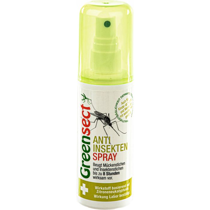 Greensect Mückenspray Anti-Insekten Spray, gegen Mücken und Insekten,  Pumpspray, 100ml – Böttcher AG