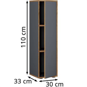 Produktbild für Aktenschrank VCM Salia 3-Fach 920725, aus Holz