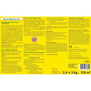 Produktbild für Rasensamen Wolf-Garten L 120 G Rasen-Reparatur-Set