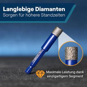 Produktbild für Diamantbohrer WERKSTEIN FBA, Set