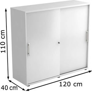 Produktbild für Schiebetürenschrank Hammerbacher 1753S, Holz