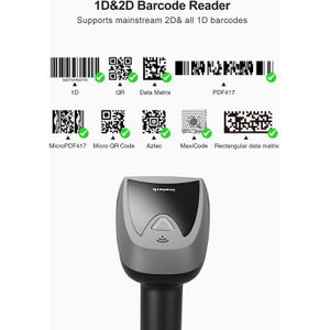 Produktbild für Barcode-Scanner Inateck BCST-52, kabellos