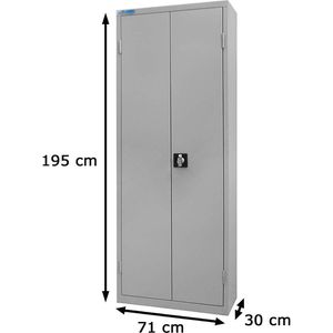 Produktbild für Magazinschrank ADB 40833, grau