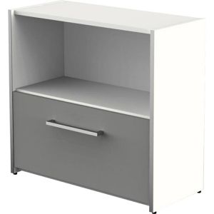 Produktbild für Kombischrank Kerkmann Move, graphit / weiß