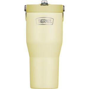 Produktbild für Thermobecher Thermos RS Flip Straw vanilla mat, gelb