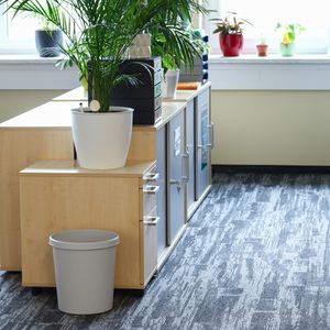 Produktbild für Papierkorb Helit H6105887, the german, mittelgrau