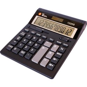 Produktbild für Taschenrechner TWEN 1220 S, mit MwSt-Berechnung