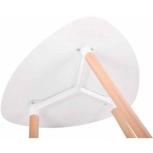 Produktbild für Esstisch CLP Abenra, 202777702, weiß / buche