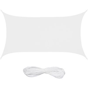 Sonnensegel Relaxdays weiß, rechteckig