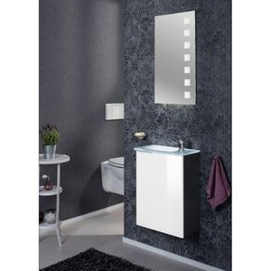 Produktbild für Waschbecken Fackelmann Gäste-WC, aus Glas, weiß