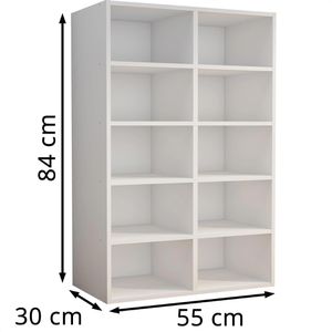 Produktbild für Schuhregal VCM Hinsol M, aus Holz