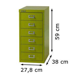 Produktbild für Schubladenschrank Bisley MultiDrawer, aus Metall
