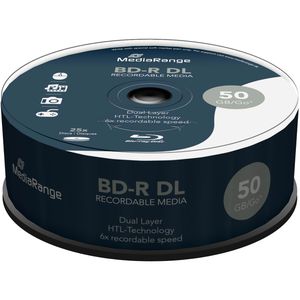 Produktbild für Blu-ray-Rohlinge MediaRange MR508, BD-R
