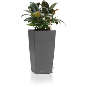 Produktbild für Übertopf Lechuza MAXI-CUBI, anthrazit metallic, 14 x 26 x 14cm