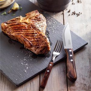Produktbild für Steakmesser Tramontina Jumbo 21199/931, 4 Stück