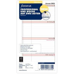 Kalendereinlagen Filofax 68475 Professional, 2023