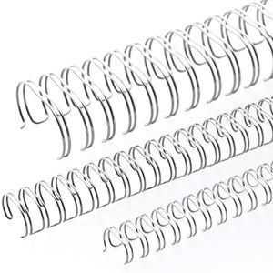 Drahtbinderücken 21 Ringe 6,4 mm bis 25 Blatt 