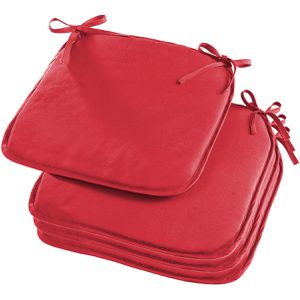 Stuhlkissen Zollner BELO, rot, für Innen