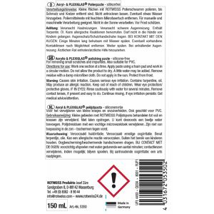 Produktbild für Autopolitur RotWeiss 5350 Acryl- &amp; Plexiglas
