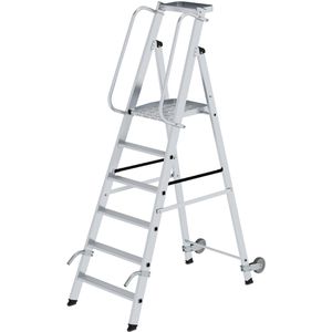 Podestleiter MUNK 51086, mit nivello-Leiterfüße