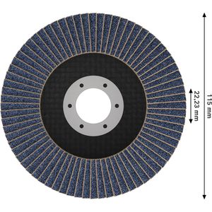 Produktbild für Fächerschleifscheibe Bosch X451, 2608626170