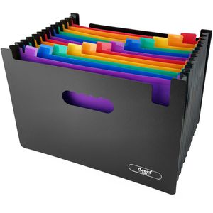 Fächermappe D.RECT A4, schwarz