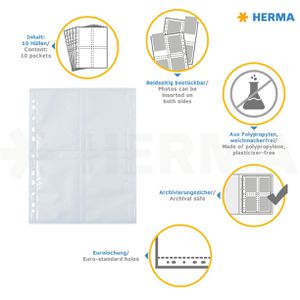Produktbild für Fotohüllen Herma 7583 Fotophan, 9 x 13cm