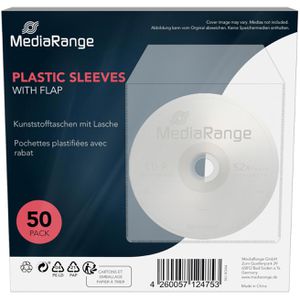 Produktbild für CD-Hüllen MediaRange BOX64, 124 x 124 mm