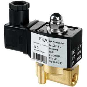 Magnetventil FSA Premium M-1/8-12-C, 1/8 Zoll