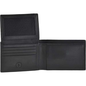 Produktbild für Portemonnaie Greenburry Pure Black 1120-20 schwarz, Echt Leder