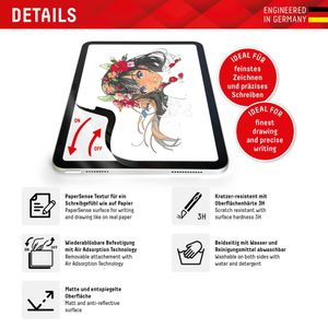 Produktbild für Displayschutzfolie Displex Tablet Papersense, 3H