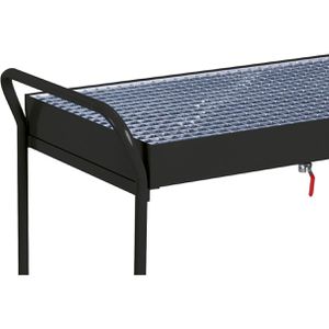 Produktbild für Tischwagen VARIOfit sw-600.505/AG, aus Metall