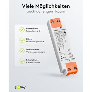Produktbild für LED-Trafo Goobay 62120, für innen, dimmbar