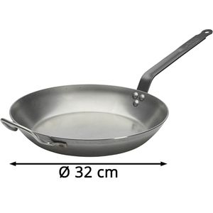 Produktbild für Pfanne deBuyer Lyonnaise Carbone Plus 10-511032, Ø 32 cm
