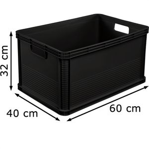 Produktbild für Eurobox Keeeper Robert, graphite, 64 Liter, lebensmittelecht