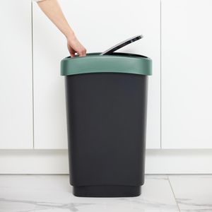 Produktbild für Mülleimer Rotho Twist 1754505092, grün