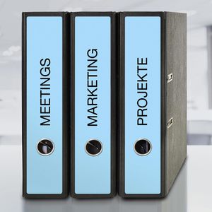 Produktbild für Rückenschilder Zweckform L4753-20, blau