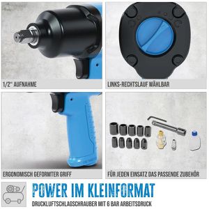 Produktbild für Druckluft-Schlagschrauber Güde 40040, 580Nm