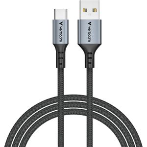 Produktbild für Ladekabel Verbatim Sync &amp; Charge, schwarz, 1,2m