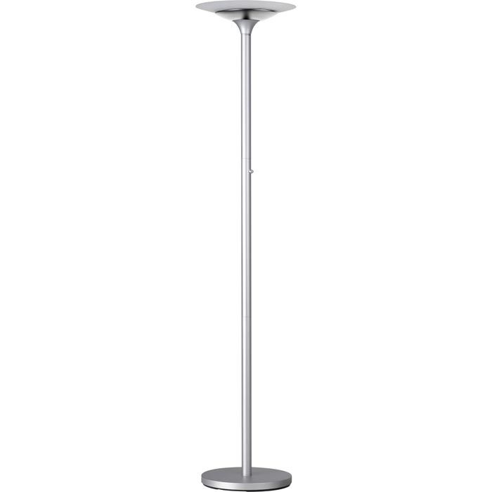 Unilux Stehlampe Variaglass LED Deckenfluter, dimmbar, silber, 2200 lm, Höhe  180 cm – Böttcher AG