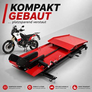 Produktbild für Hebebühne Trutzholm 74831, rot, für Motorrad