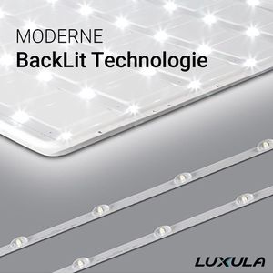 Produktbild für LED-Panel Luxula LX-62-1940-6000-BL, weiß, 62 x 62 cm