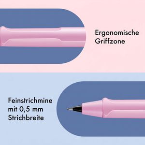 Produktbild für Druckbleistift Lamy safari 1D0 lightrose, rosa, Kunststoff