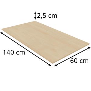 Produktbild für Tischplatte Bisley DT251406014