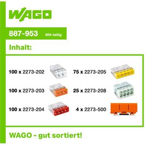Produktbild für Verbindungsklemme Wago 887-953, L-Boxx Mini, Set