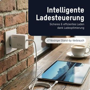 Produktbild für USB-Ladegerät Ansmann Home Charger HC165PD, 65 Watt