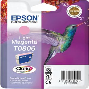 Produktbild für Tinte Epson T0806 Kolibri, magenta hell